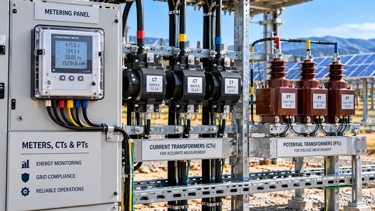Meters, CTs and PTs