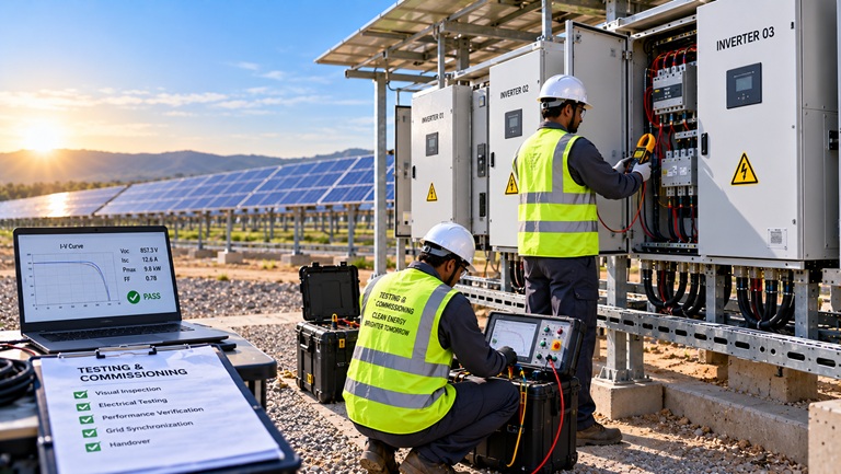 Testing and commissioning
