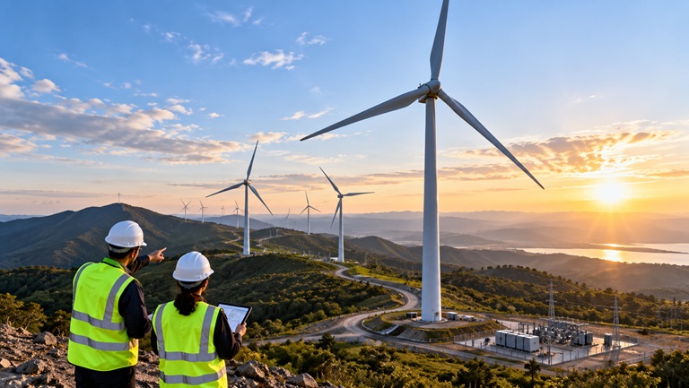 Wind farm engineering